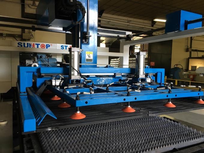 Volle automatische CNC-Metallfaser-Laser-Schneidemaschine mit Be- und Entladungs-System