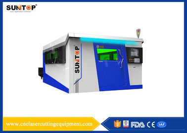 China Verdoppeln Austausch-Funktions-Tabellen-Faser-Laser-Schneidemaschine für Edelstahl fournisseur