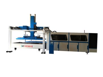 China Volle automatische CNC-Metallfaser-Laser-Schneidemaschine mit Be- und Entladungs-System fournisseur