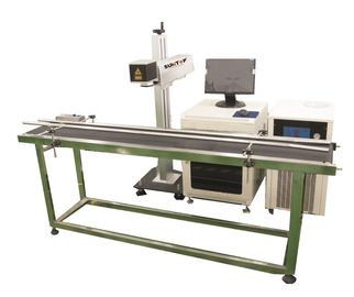 China Fertigungsstraße-Faser-Laser-Markierungs-Maschine für Messing, kupferne Materialien fournisseur