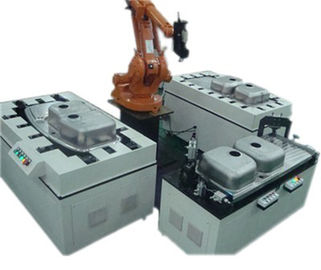 China Automatisches Laser-Schweißgerät mit dem ABB-Roboter-Arm für Edelstahl-Spülbecken fournisseur